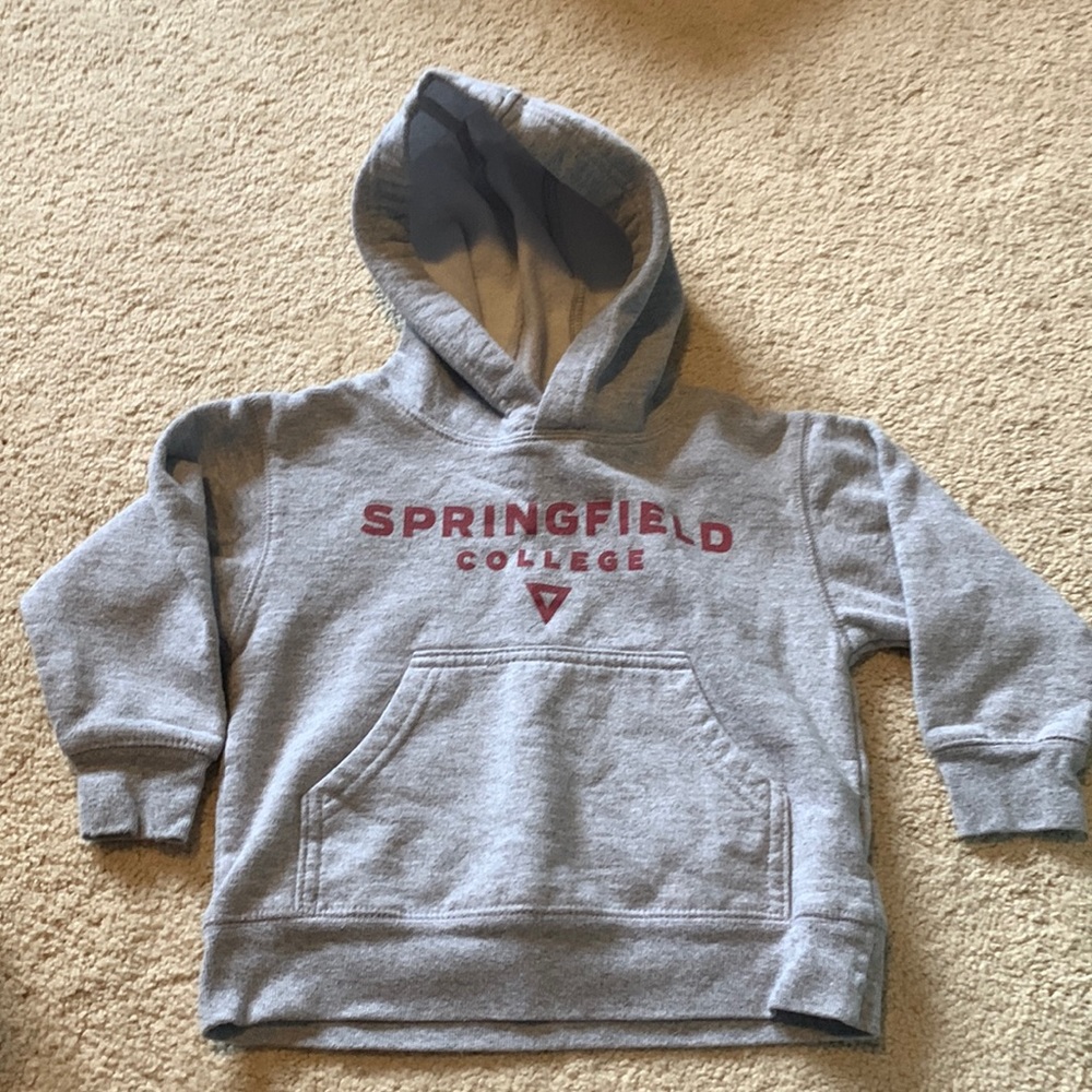 Attention Springfield College moms and dads! 2T hooded sweatshirt :)